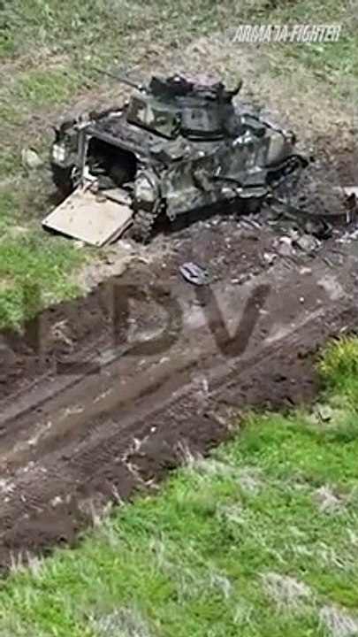 Detik-detik Tank Leopard 2A6 Ukraina Ditnggal di Zaporizhzhia