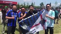 I tifosi dell'Inter a Istanbul in attesa dell'inizio della finale di Champion League