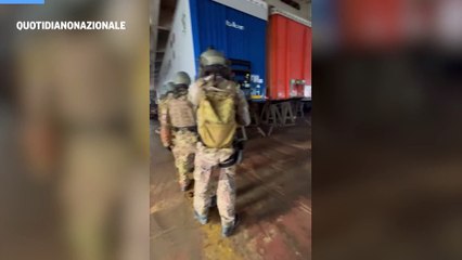 Il blitz del Battaglione San Marco sulla nave turca sequestrata