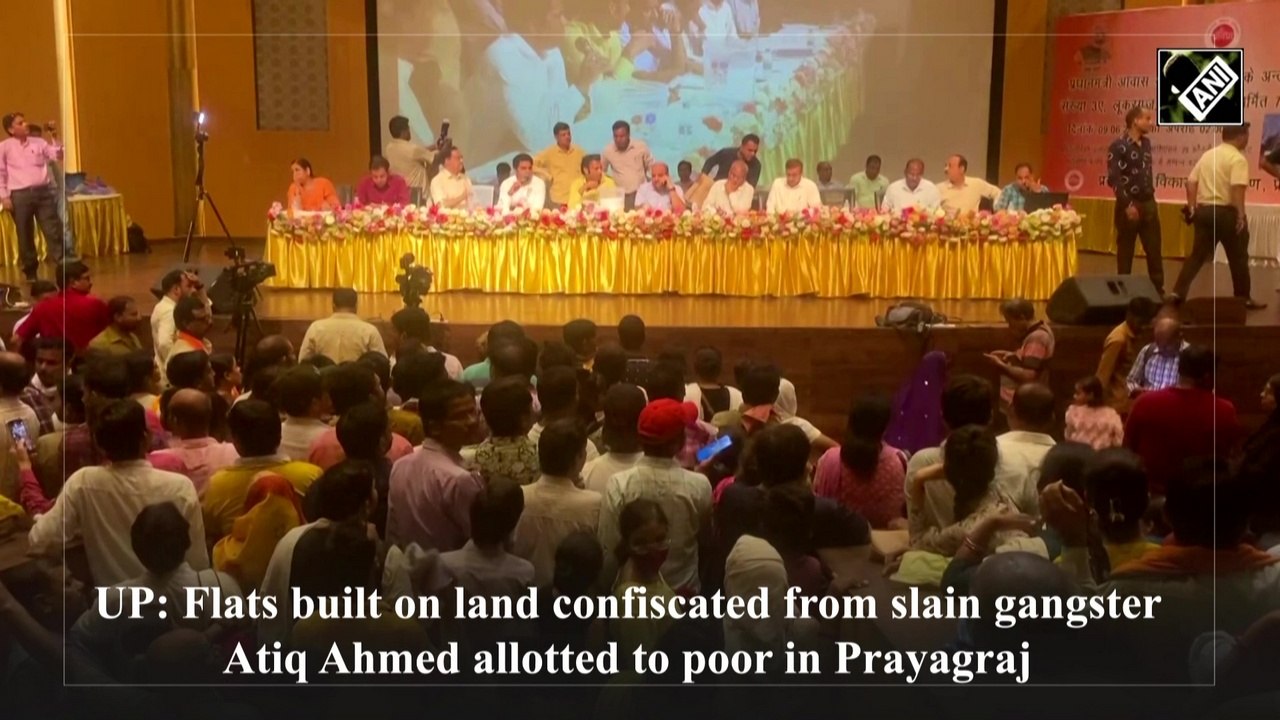 Flats built on land confiscated from slain gangster Atiq Ahmed allotted to poor
