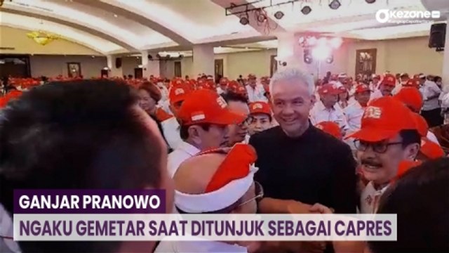 Ganjar Pranowo Ngaku Gemetar saat Ditunjuk Sebagai Capres