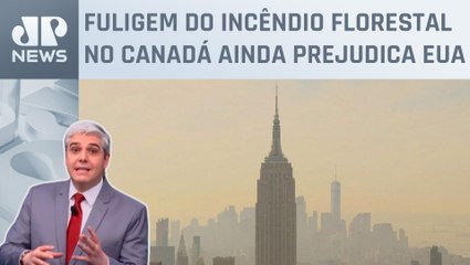 Nuvem de fumaça que encobre Nova York perde força; Favalli traz os detalhes