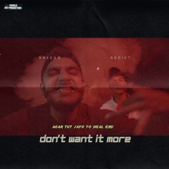 Don't Want It More | Raxsum ft. ADDICT, Lucky Bhau | Raxsum Official