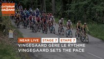Vingegaard impose le rythme / Vingegaard sets the pace - Étape 7 / Stage 7 - #Dauphiné 2023