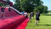 Harewood Inflatable 5k: Brilliant footage of Leeds runners taking on 'world's largest' inflatable 5k