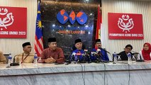 Sidang media Presiden UMNO