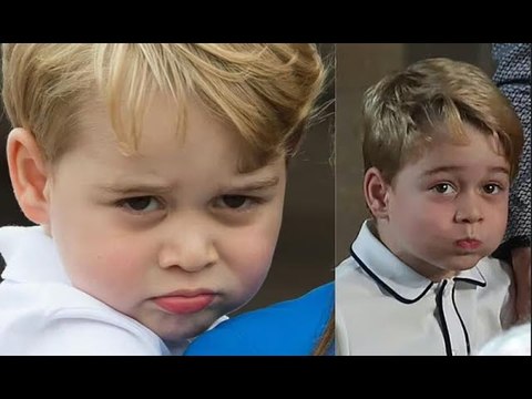 Les 10 moments les plus drôles du prince George qui montrent qu'il était comme le prince Louis effro