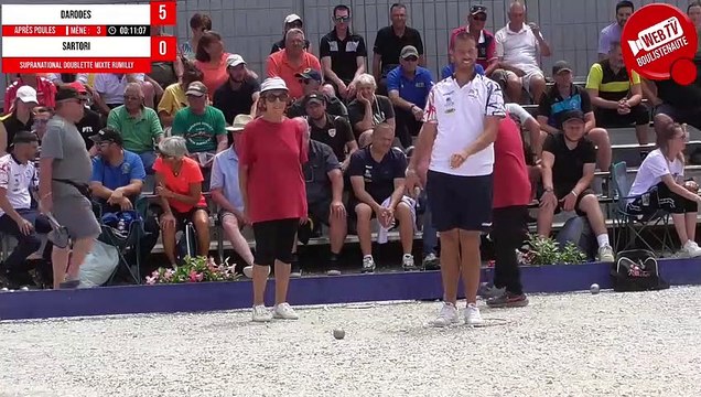Rumilly - Juin 2023 : Supranational doublette mixte à pétanque