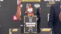 Cherneka Johnson, boxeadora, llega en topless al pesaje para promocionar su cuenta de Onlyfans