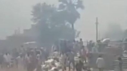 भीषण हादसा: आग से खाक हुआ सामान,लपटों ने मचाया तांडव,देखें Video