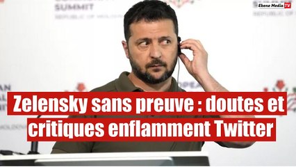 Centrale hydroélectrique détruite: Zelensky sans preuve