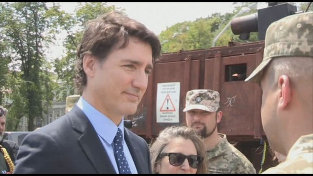 Visita del primo ministro canadese Justin Trudeau a Kiev