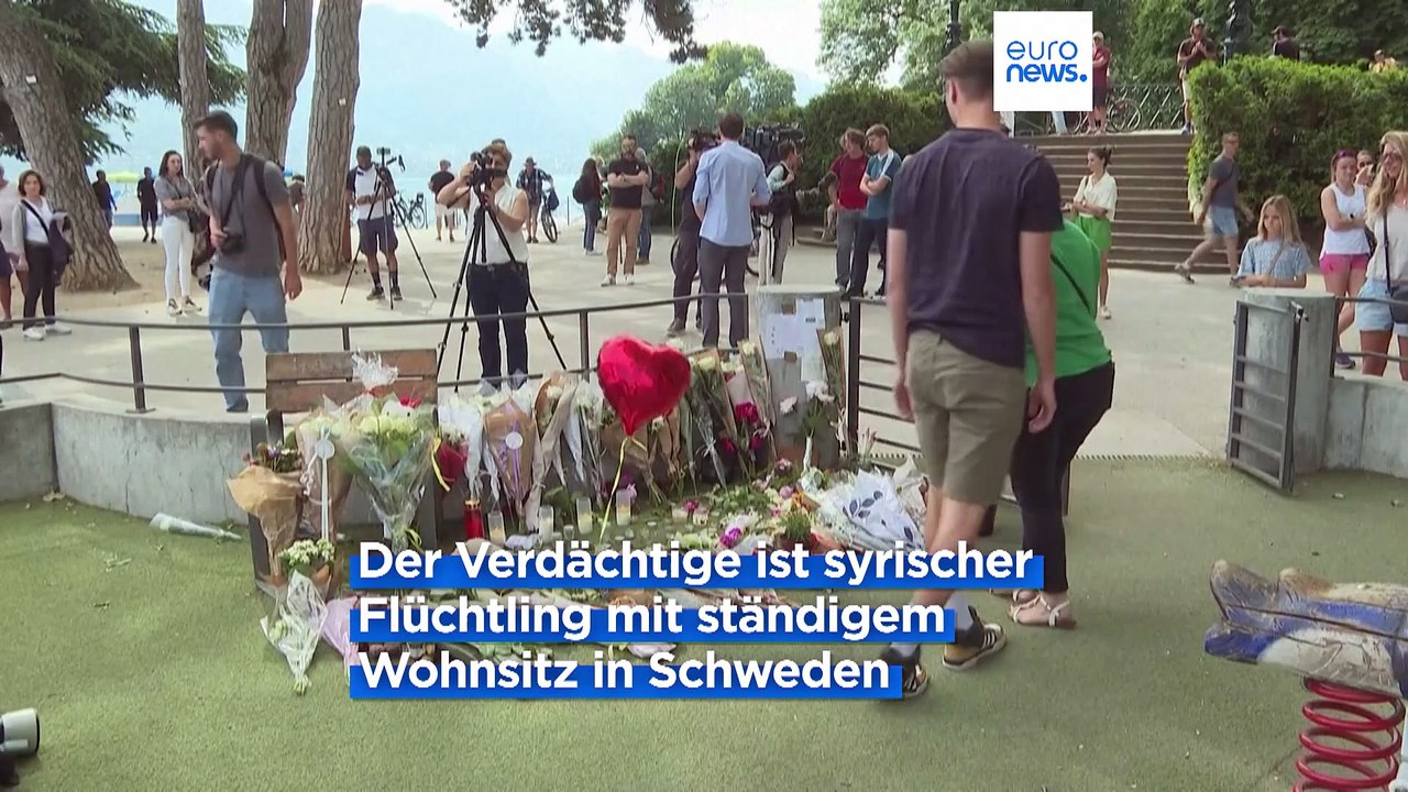 Messerstecher von Annecy wegen versuchten Mordes in U-Haft