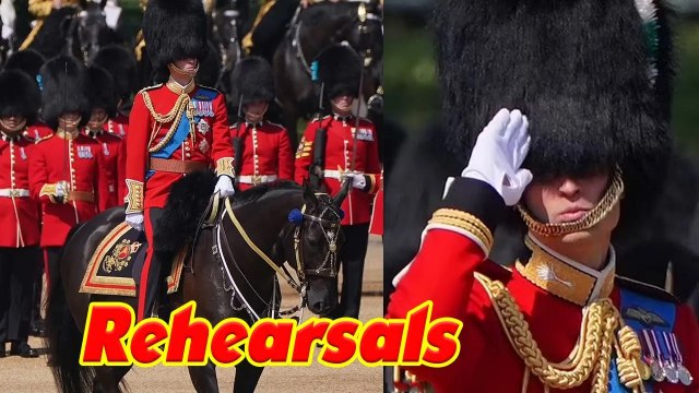 Prince William Leads Rehearsals for Dad King Charles' First Birthday Parade as Monarch