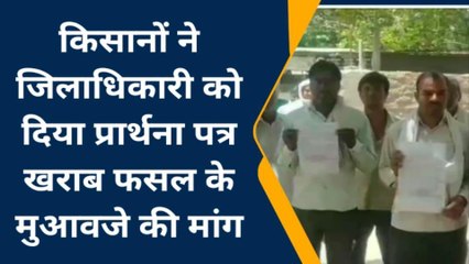 ललितपुर: किसानों ने खराब फसल का मुआवजा एवं बीमा राशि दिलाए जाने की मांग की