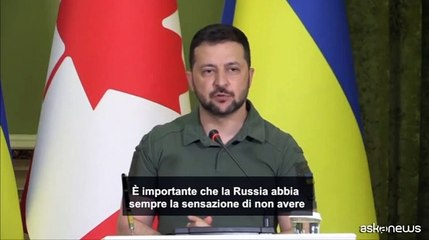 Ucraina, Zelensky: sono in corso "azioni di controffensiva"