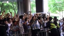 Pechino, accoglienza da star per Messi in tour con l'Argentina