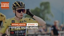 Highlights - Stage 7 - #Dauphiné 2023