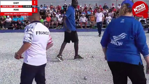 PICARD/BONETTO vs SCHOPP/N'DIAYE : Supranational doublette mixte à pétanque de Rumilly - Juin 2023