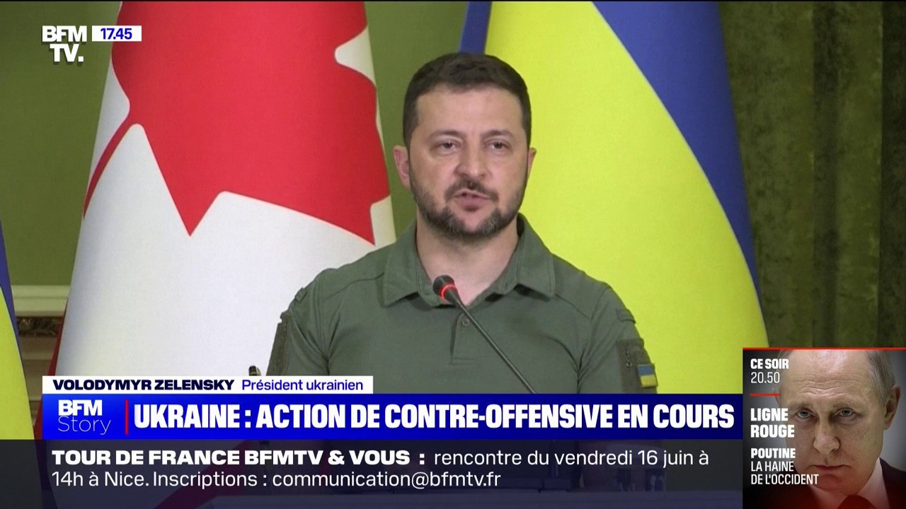 Volodymyr Zelensky: "Il est important que la Russie ait toujours l'impression qu'il ne lui reste plus beaucoup de temps"
