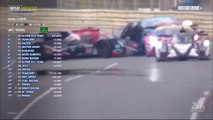 24H Of Mans 2023 Race 22 and 77 Hard Crash Hunaudieres