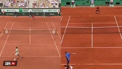 Viral video comparing Federer’s 2006 move to Alcaraz in 2023