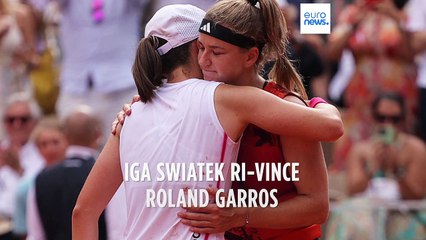 Roland Garros, Iga Swiatek vince la finale femminile