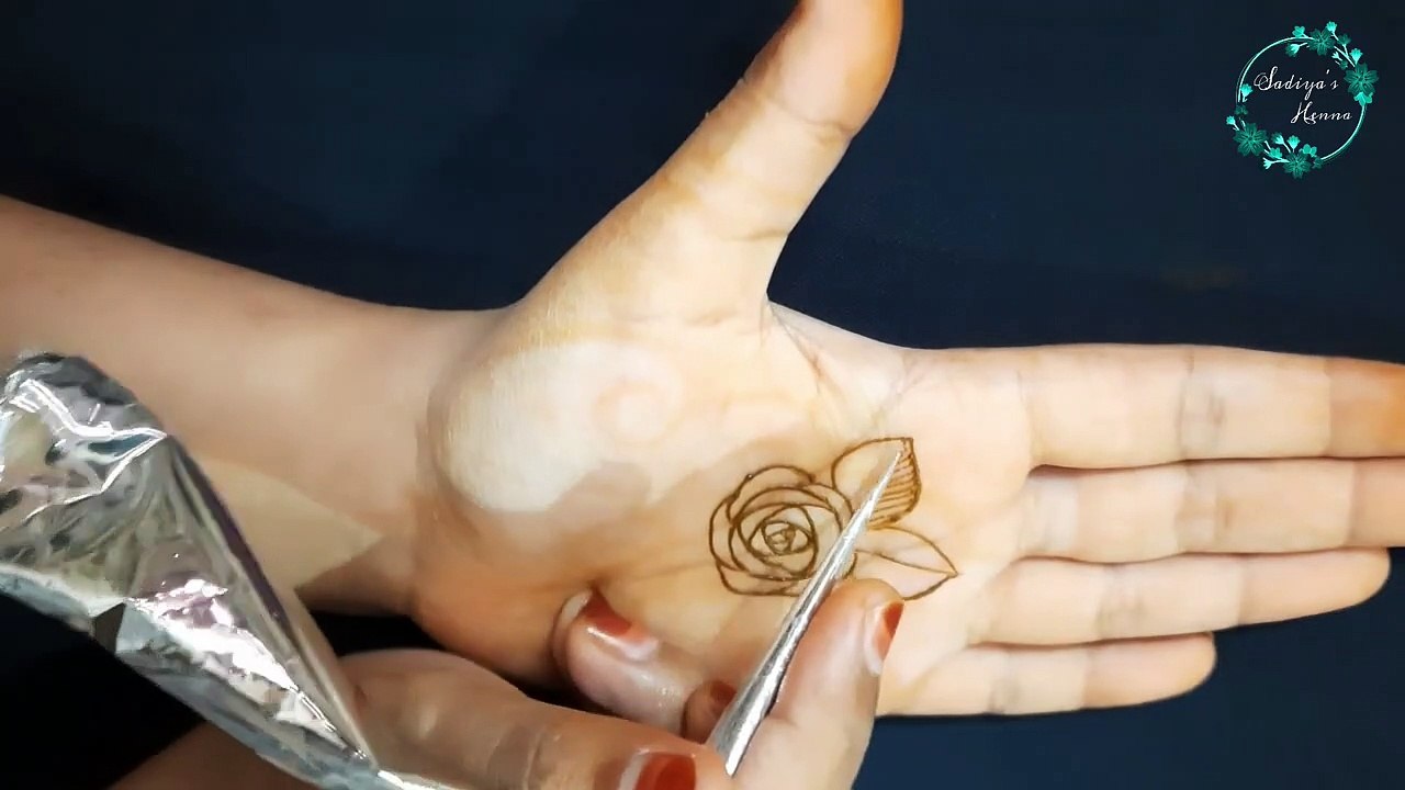 Mehndi class 36 _ Easy front hand mehndi design _ palm mehndi design _Mehndi tutorial _mehndi course
