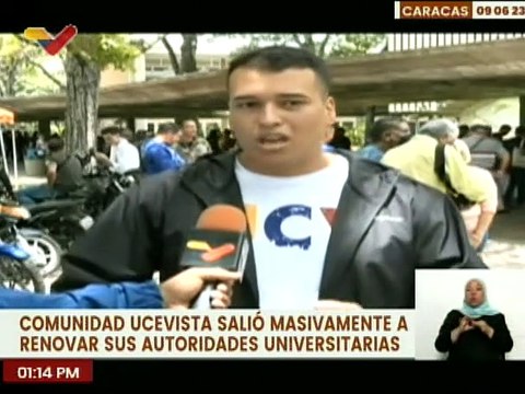 Caracas | Comunidad ucevista salió masivamente para la renovación de sus autoridades educativas