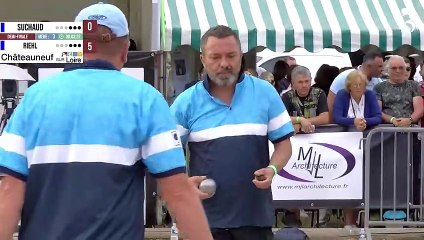 WebTV Châteauneuf-sur-Loire : National de pétanque triplette open 2023