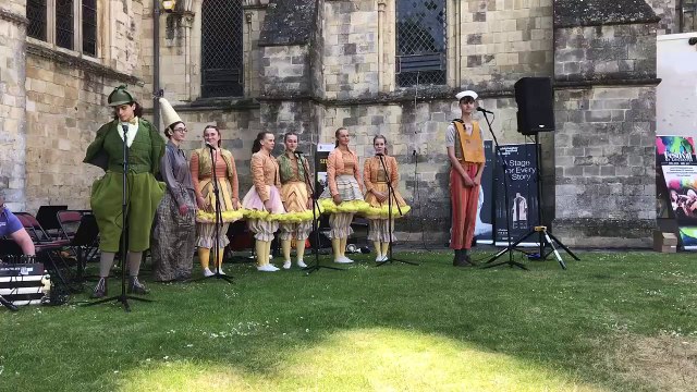 Chichester Festival Youth Theatre help launch the 2023 Festival of Chichester