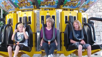 Funny Kid On Cliff Jumper HD Scandia Amusement Park