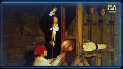 The HORRIFIC  execution by guillotine