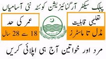 Public Sector Organization Quetta Jobs 2023 | PO Box 377 GPO Quetta Jobs