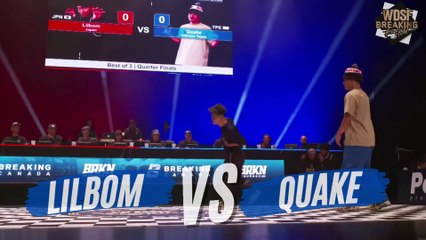 BBOY LILBOM VS BBOY QUAKE | TOP 8 | WDSF BREAKING FOR GOLD MONTREAL 2023