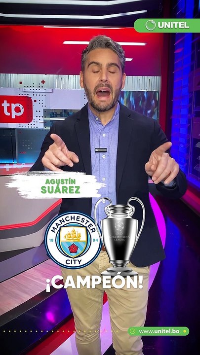 MANCHESTER CITY CAMPEÓN  El equipo inglés se coronó campeón de la UEFA Champions League por primera vez en su historia tras vencer por 1-0 al Inter de Milán en la gran final de Estambul. El único gol del partido lo anotó el español Rodri Hernández