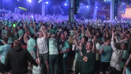 Finale - A Manchester, les fans de City exultent sur le but de Rodri