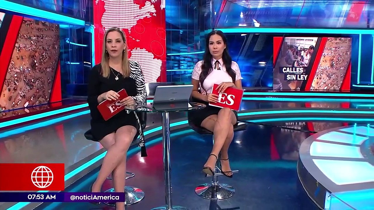 Fatima Chavez y Evelyn Kahn en america noticias edicion sabatina 10 junio 2023 - completo
