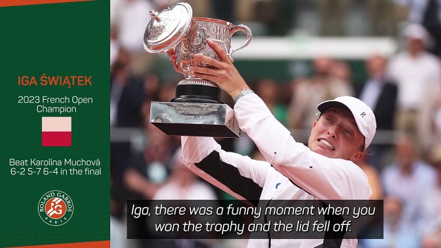 Swiatek apologises for fumbling Suzanne-Lenglen Cup