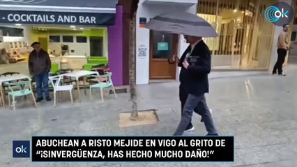 Abuchean a Risto Mejide en Vigo al grito de "¡sinvergüenza, has hecho mucho daño!"