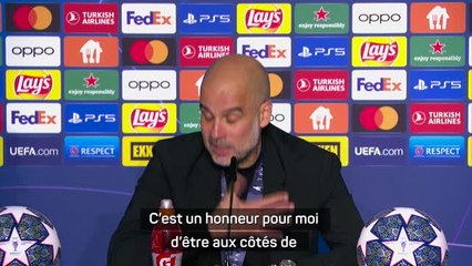 Finale - Guardiola : "Un honneur pour moi d'être aux côtés de Sir Alex Ferguson"
