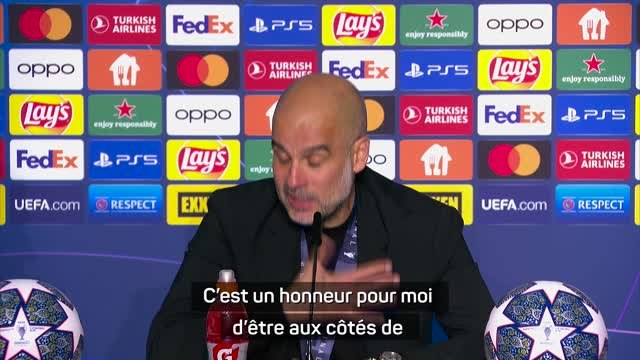 Finale - Guardiola : Un honneur pour moi d'être aux côtés de Sir Alex Ferguson