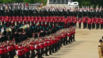 شاهد: حرارة الشمس تغلب الحرس الملكي البريطاني المثقل بالملابس والفرو