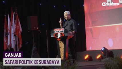 Safari Politik ke Surabaya, Ganjar Minta Pendukung Militan dan Loyal