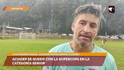 ACIADEP se quedó con la supercopa en la categoría senior