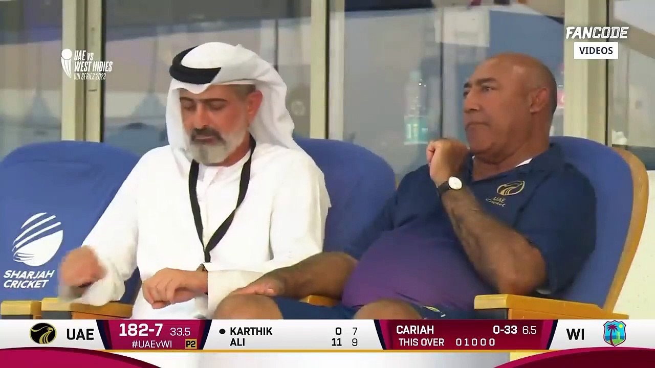 UAE vs West Indies _ 3rd ODI Highlights