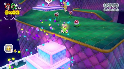 Super Mario 3D World 2-Player Walkthrough - World 2 (All Green Stars & Stamps)