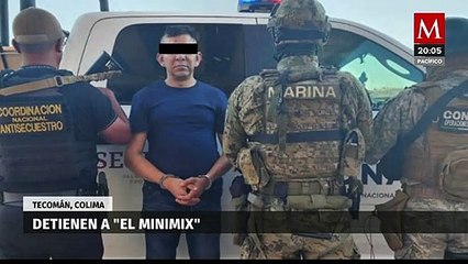 Detienen a 'El Minimix', presunto jefe del Cártel Jalisco Nueva Generación en Colima