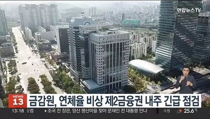 Скачать видео: 금감원, 연체율 비상 제2금융권 내주 긴급 점검