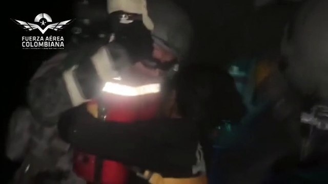 Four children rescued from Colombian jungle after FORTY days